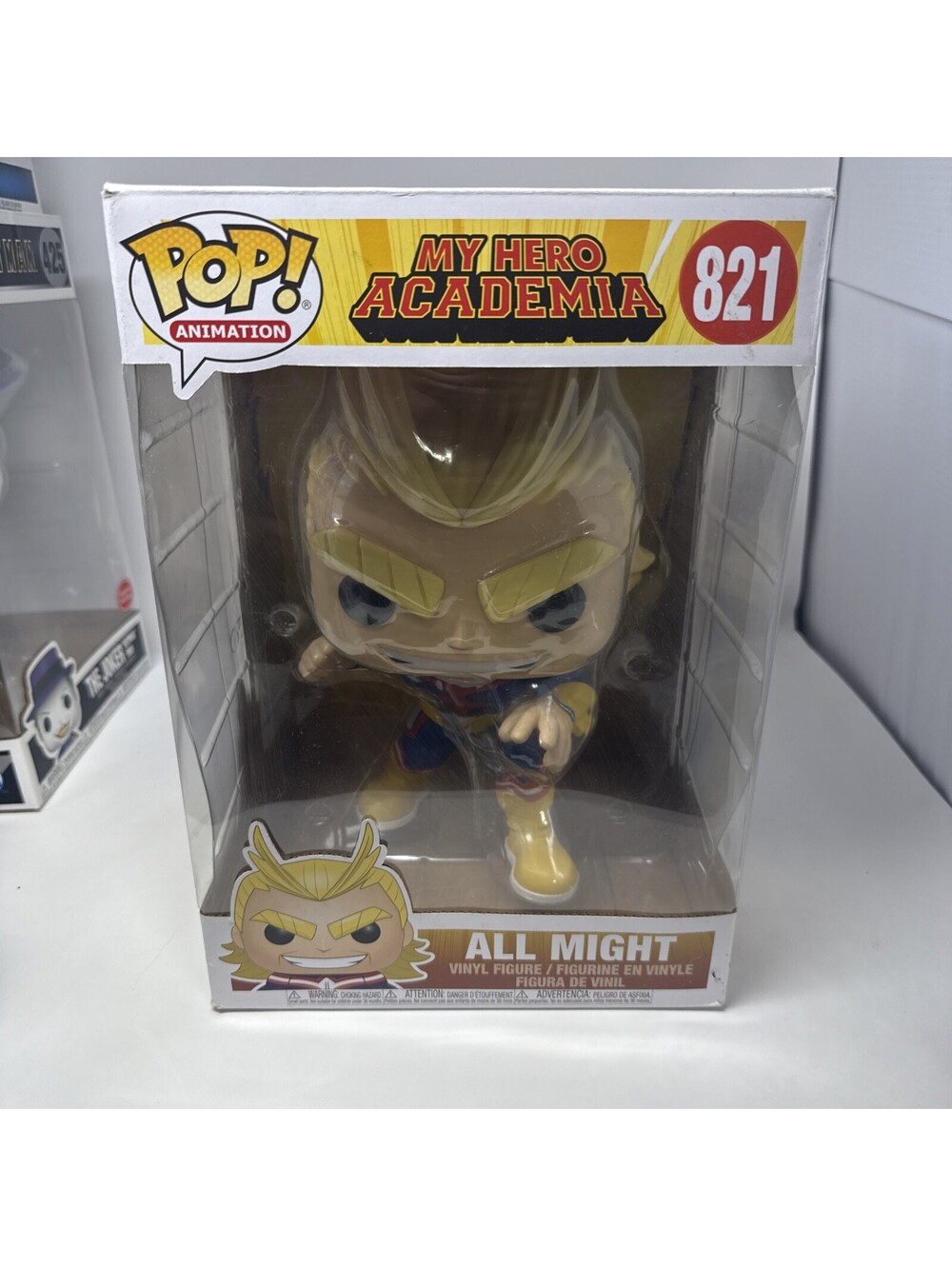 Brand New Funko Pop All Might 821 My Hero Academia Vinyl Figure